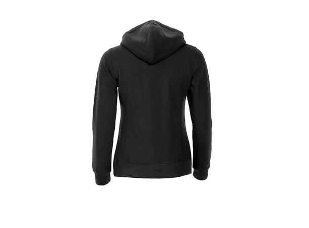 Clique Classic Hoody Full Zip Dame Svart str. S