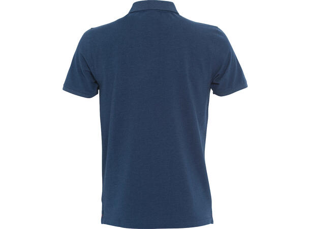 Clique Stretch Premium Polo Blåmelert str. S