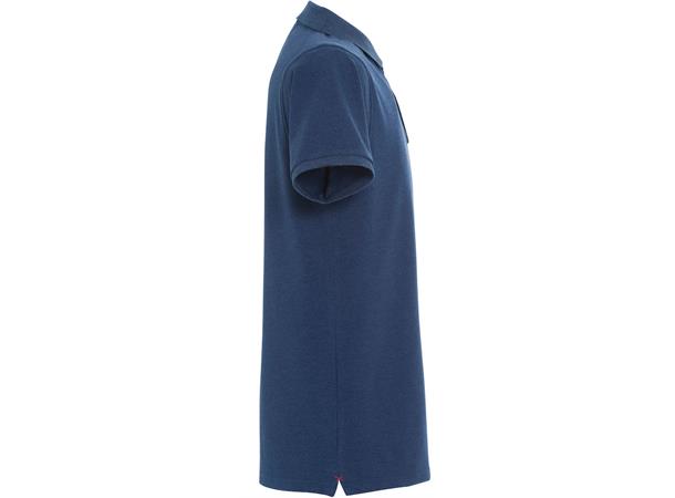Clique Stretch Premium Polo Blåmelert str. S