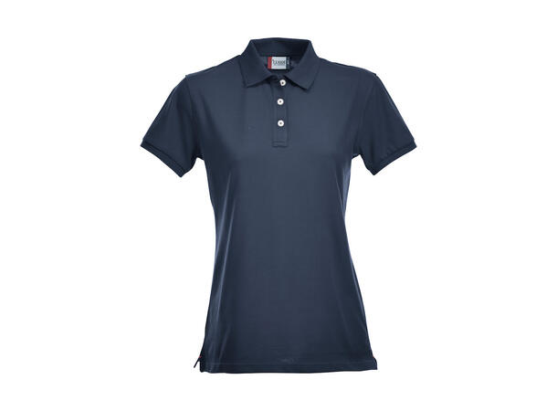 Clique Stretch Premium Polo Dame Marineblå str. L