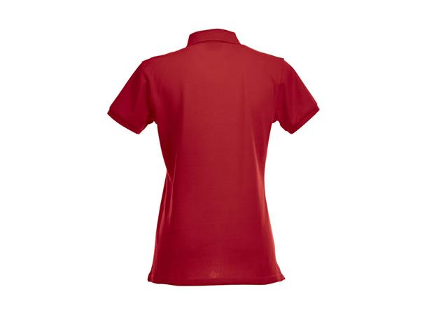 Clique Stretch Premium Polo Dame Rød str. L