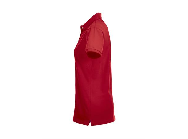 Clique Stretch Premium Polo Dame Rød str. L