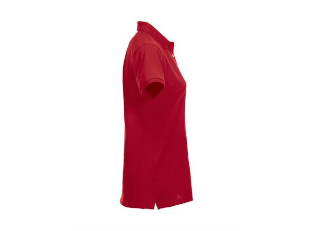 Clique Stretch Premium Polo Dame Rød str. L
