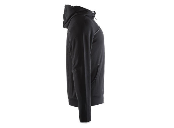 Craft Leisure Full Zip Hood M Svart str. S