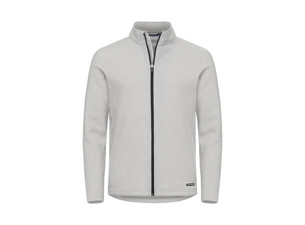 Cutter&buck Hunts Point Fleece FZ Men Sølv XL