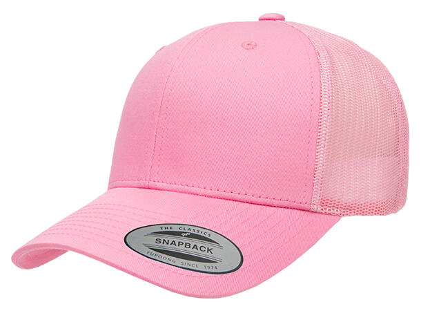 FLEXFIT FL6606 RETRO TRUCKER Rosa One size