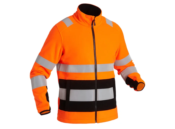 Gesto Essential Fleecejakke KL 2/3 HiVis Oransje XS