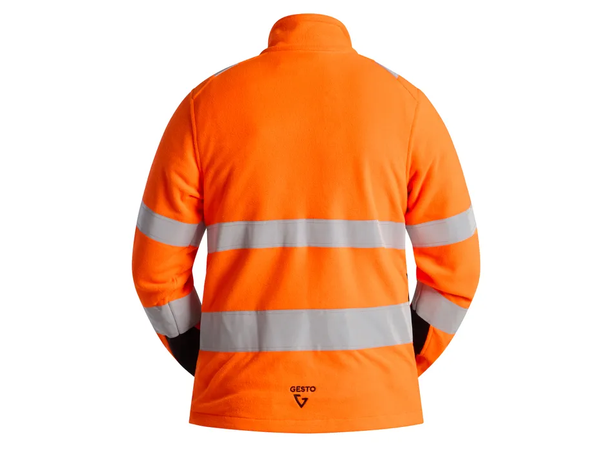 Gesto Essential Fleecejakke KL 2/3 HiVis Oransje XS