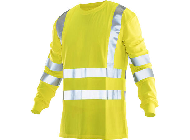 Jobman HV T-skjorte L/S Gul XS