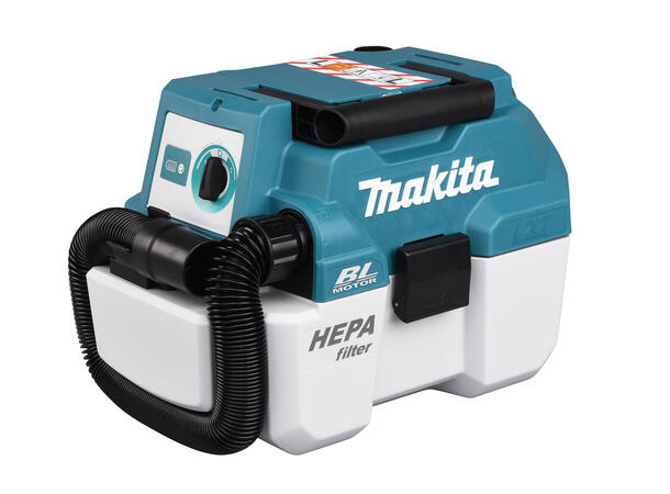 Makita Støvsuger LXT DVC750LZX3 18V, 67 mbar, 7,5 L, Bærbar
