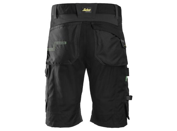 Snickers 6914 FlexiWork Arbeidsshorts+ Svart, str.044