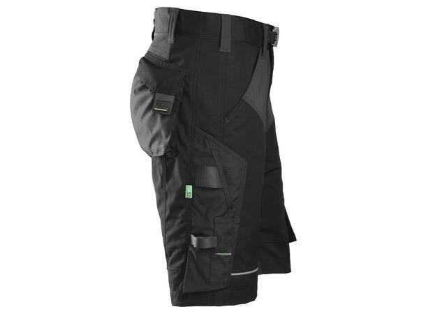 Snickers 6914 FlexiWork Arbeidsshorts+ Svart, str.044