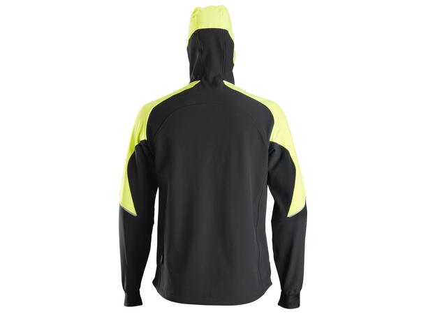 Snickers 8025 FlexiWork Hettejakke Svart/Gul, str.XS Neon