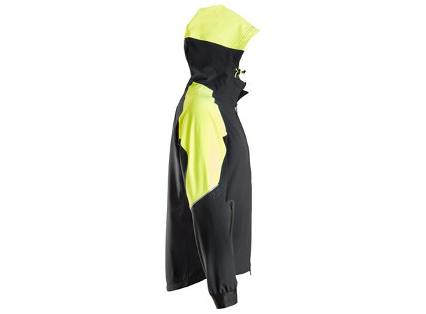 Snickers 8025 FlexiWork Hettejakke Svart/Gul, str.XS Neon