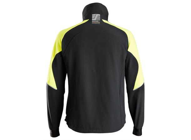 Snickers 8028 Neon Jakke Svart/Gul, str.XS