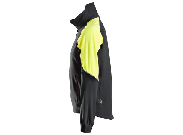 Snickers 8028 Neon Jakke Svart/Gul, str.XS