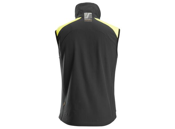 Snickers 8029 Neon Vest Svart/Gul, str.XS