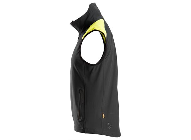 Snickers 8029 Neon Vest Svart/Gul, str.XS