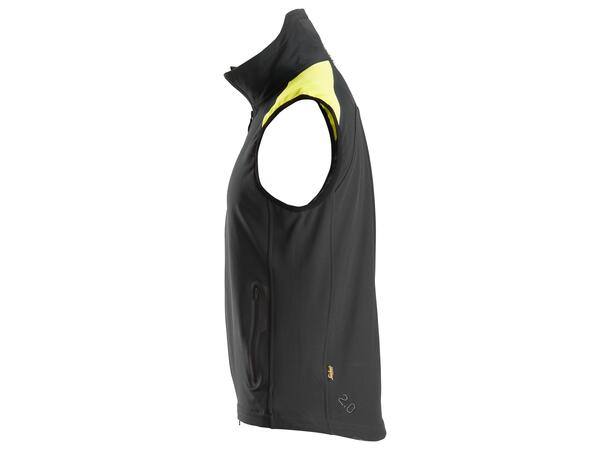 Snickers 8029 Neon Vest Svart/Gul, str.XS