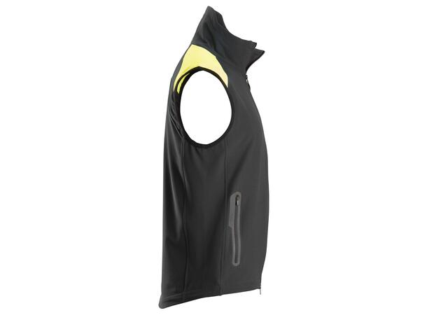 Snickers 8029 Neon Vest Svart/Gul, str.XS