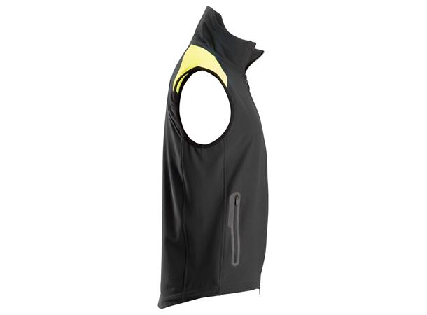 Snickers 8029 Neon Vest Svart/Gul, str.XS
