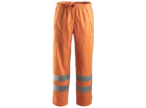 Snickers 8243 HiVis-PU-regnbukse HiVis Oransje, str.L Kl.2