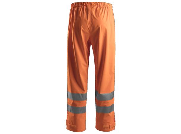 Snickers 8243 HiVis-PU-regnbukse HiVis Oransje, str.L Kl.2