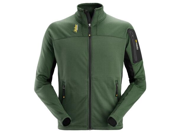Snickers 9438 Body Mapping Microfleece Grønn/Svart XS