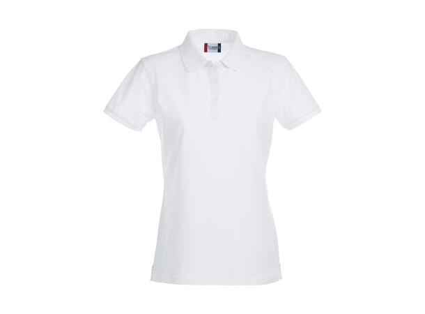 Clique Stretch Premium Polo Dame Hvit XS