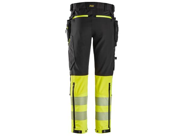 Snickers Bukse 6935 Svart/Gul C48