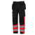 BJÖRNKLÄDER HÅNDVERKSBUKSE MOTION 238-1 Svart/Rød D116 