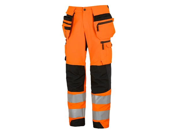 240-2 MOTION HÅNDVERKSBUKSE FS KLASSE 2 Svart/Oransje C44