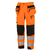 BJÖRNKLÄDER MOTION HÅNDVERKSBUKSE FS KL2 Svart/Oransje D88 