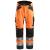 Snickers 6639 AllroundWork+ Vinterbukse HiVis Oransje/Grå, str.4XL Kl.2 