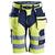 Snickers 6933 HiVis Shorts HiVis Gul/Blå C48 