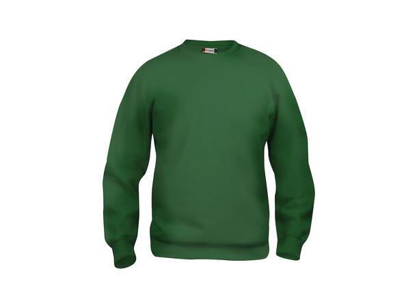 Clique Basic Roundneck Mørkegrønn str. S