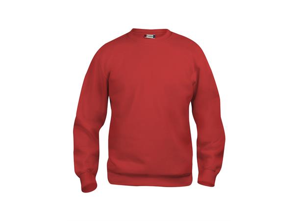 Clique Basic Roundneck Rød str. XXL