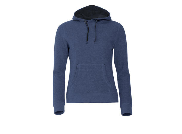 Clique Classic Hoody Dame Blåmelert str. M