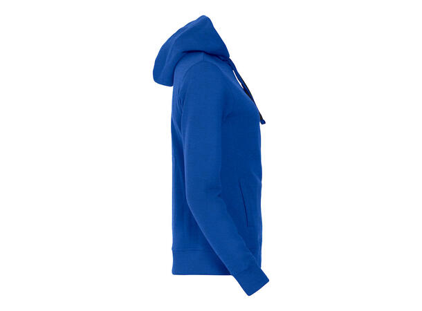 Clique Classic Hoody Full Zip Dame Blåmelert str. S