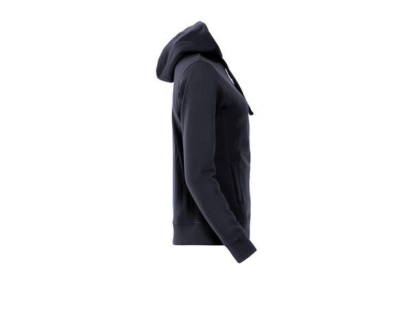 Clique Classic Hoody Full Zip Dame Marineblå str. XXL