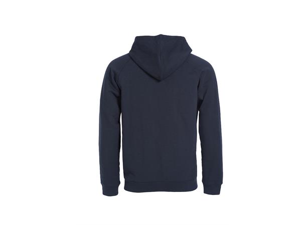 Clique Classic Hoody Full Zip Marineblå str. 4XL
