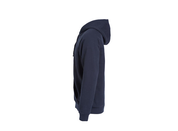 Clique Classic Hoody Full Zip Marineblå str. 4XL