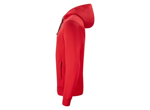 Clique Classic Hoody Full Zip Rød str. S