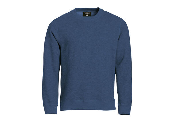 Clique Classic Roundneck Blåmelert str. XXL