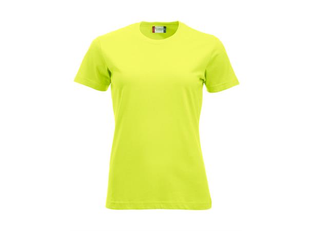 Clique New Classic-T Dame HiVis Grønn str. M