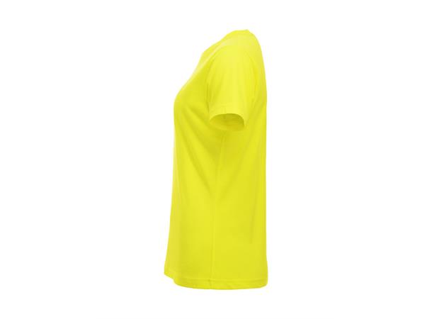 Clique New Classic-T Dame HiVis Gul str. S