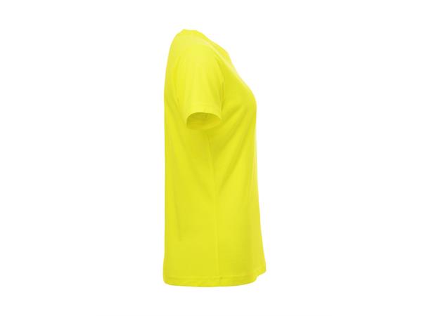 Clique New Classic-T Dame HiVis Gul str. S