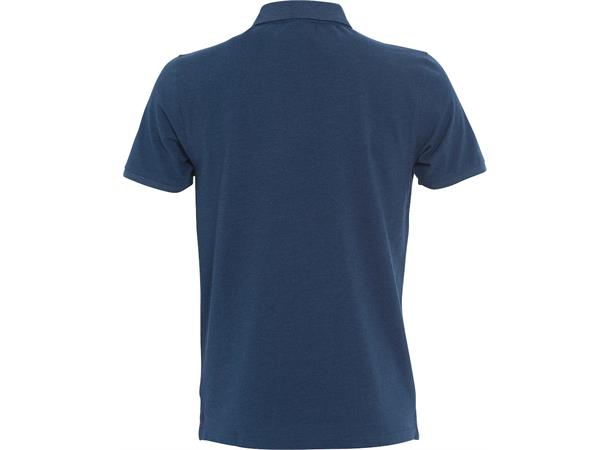 Clique Stretch Premium Polo Blåmelert str. M