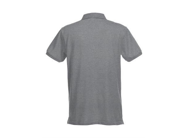 Clique Stretch Premium Polo Gråmelert str. 3XL