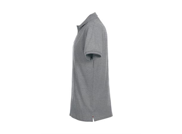 Clique Stretch Premium Polo Gråmelert str. 3XL